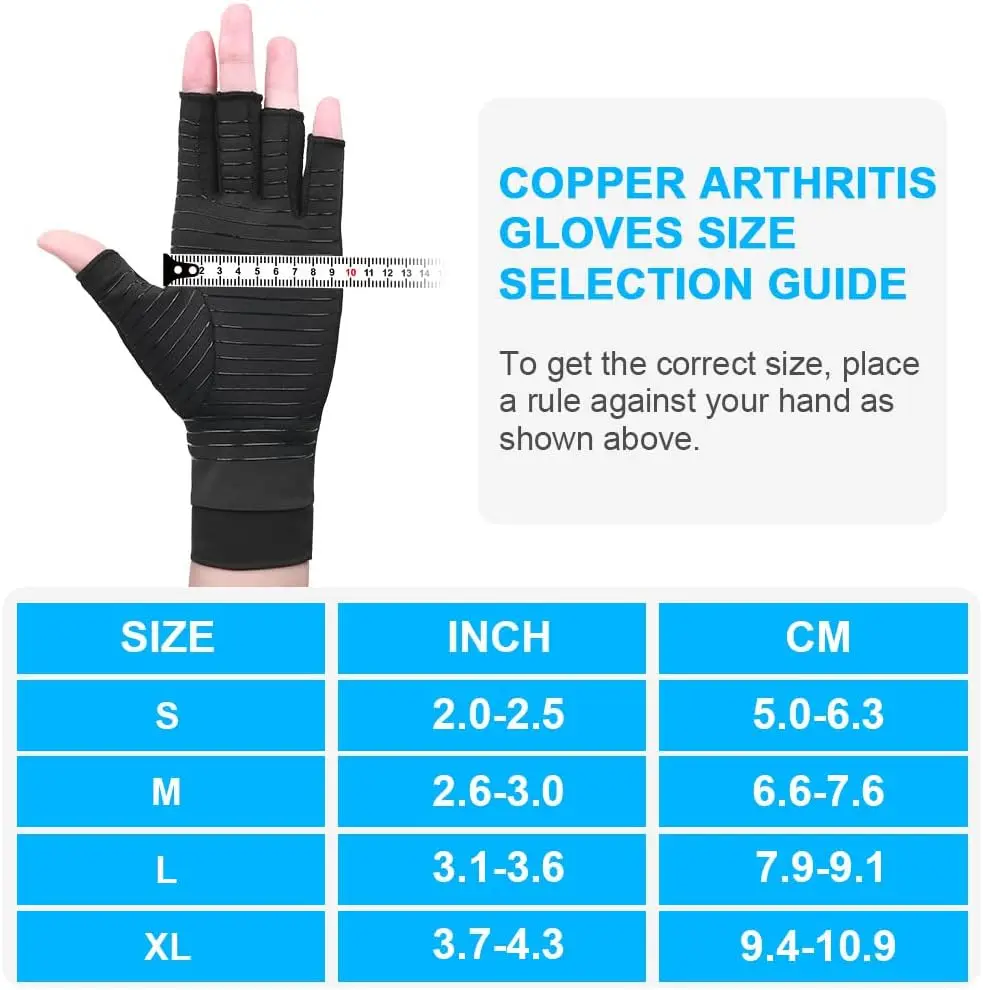 Guantes de compresión con fibra de cobre ManosLibres